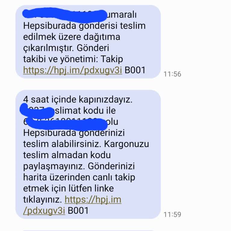 Hepsiburada'dan Alınan Ürünün Pazar Günü İş Yeri Teslim Edilmemesi