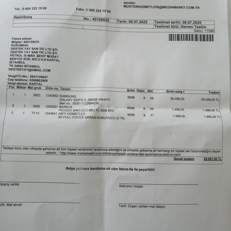 Ekran Koruyucu Garanti Süresi Hakkında Şikayet