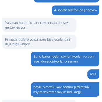 Bilet Değişikliği İçin Çözüm Bulamıyorum, Firmalar Sorumluluk Almıyor