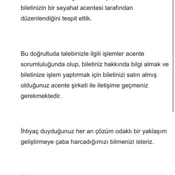 Bilet Değişikliği İçin Çözüm Bulamıyorum, Firmalar Sorumluluk Almıyor