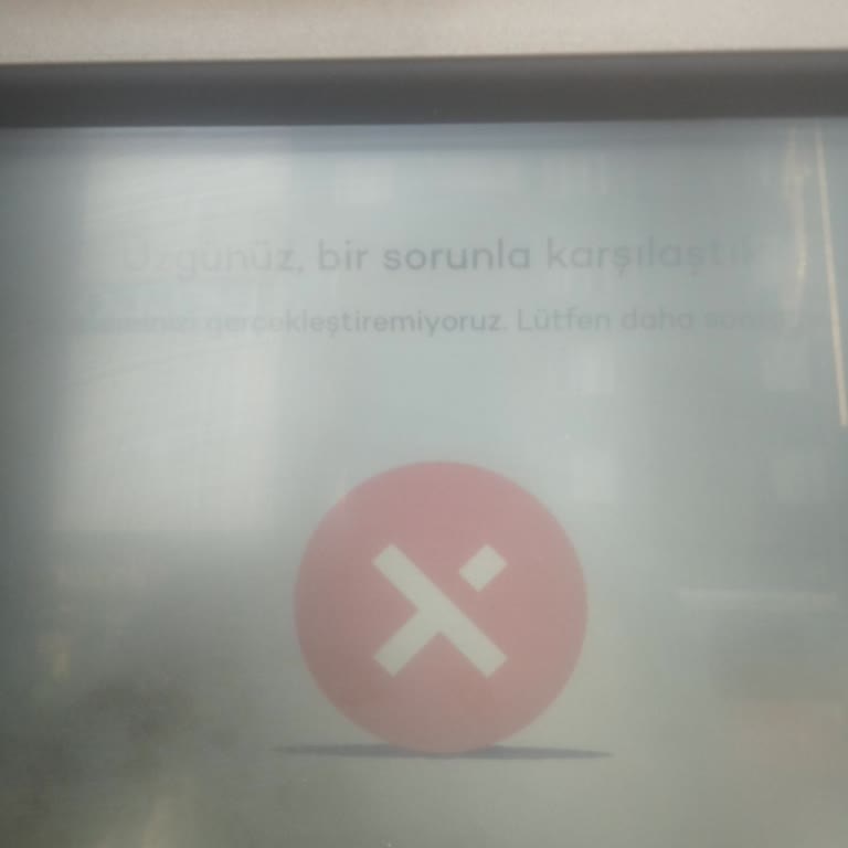 ATM'den Kartsız Para Çekme İşleminde Hata Ve Geciken İade Süreci