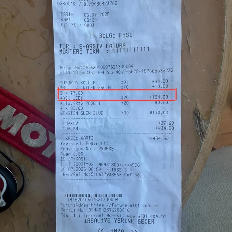 A101'de Kask Ledinde Haksız Fiyat Artışı