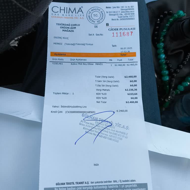 İade Talebim Reddedildi, Alışveriş Çeki Verildi