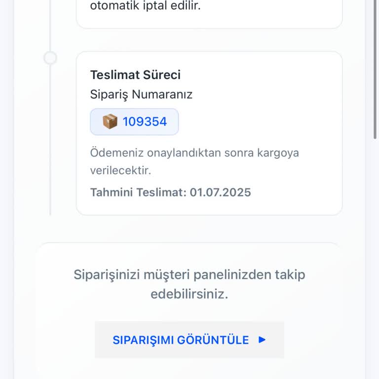 Sipariş Sonrası İletişimsizlik Ve Geri Dönüş Sorunu