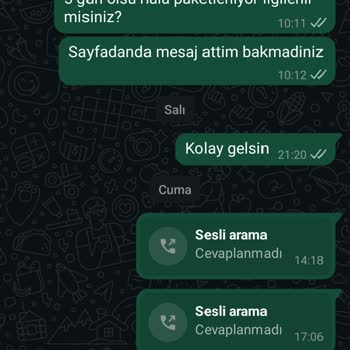 Siparişim 46 Gündür Teslim Edilmedi, İletişim Kurulamıyor