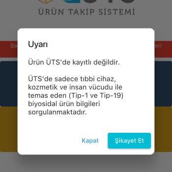 Avene Güneş Kreminin ÜTS Kaydı Yok Ve Satıcıya Ulaşamıyorum