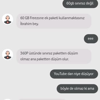 FreeZone 60GB Ek Paketim YouTube'da Kullanılmıyor, 360p Sınırı Sorunu