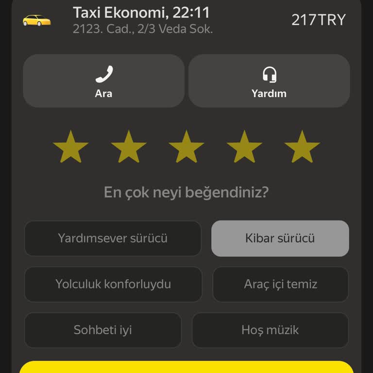 Yandex GO'da İndirim Sözünün Tutulmaması Ve Yanıltıcı Fiyatlandırma