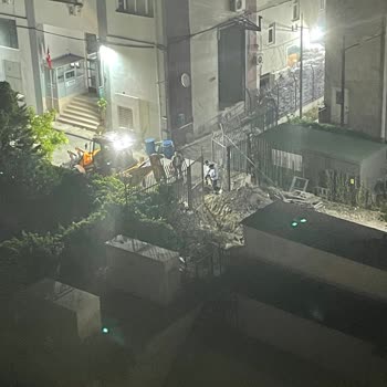 Gece Gündüz Süren Kazı Çalışması Uykumuzu Mahvediyor