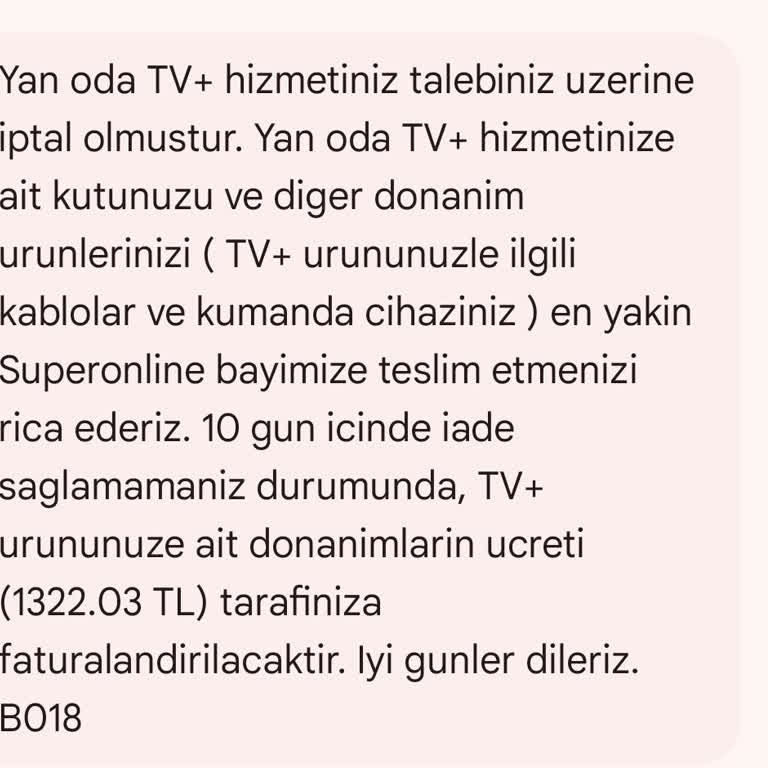 Kullanmadığım Cihaz İçin Haksız Ek Ücret Ve Cayma Bedeli Talebi