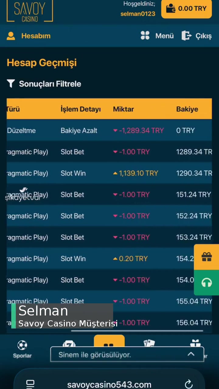 Savoy Casino Bakiye Silme Ve Alay Etme... videonun kapak resmi