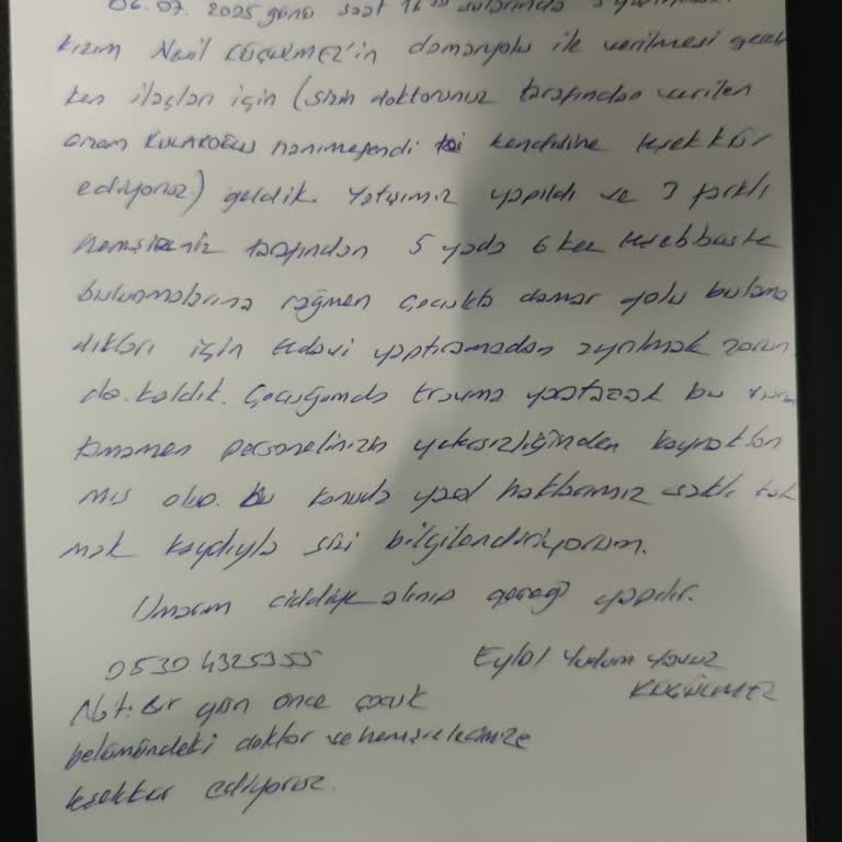 Medical Point Hastanesi'nde Personel Yetersizliği Ve Doktor İlgisizliği Nedeniyle Yaşanan Travmatik Deneyim