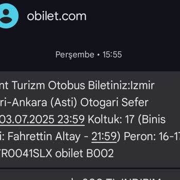 Yanlış Peron Bilgisi Nedeniyle Otobüsü Kaçırdım