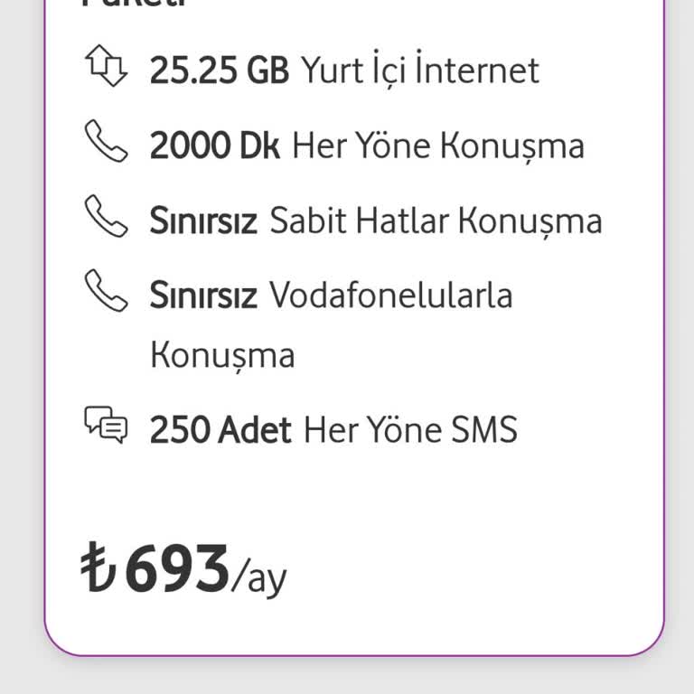 Vodafone Taahhütsüz Tarifeye Geçişte Fahiş Fiyat Mağduriyeti