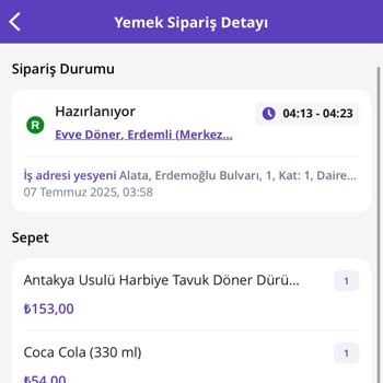 Gece Siparişim Saatlerce Teslim Edilmedi, İptal De Edilemiyor