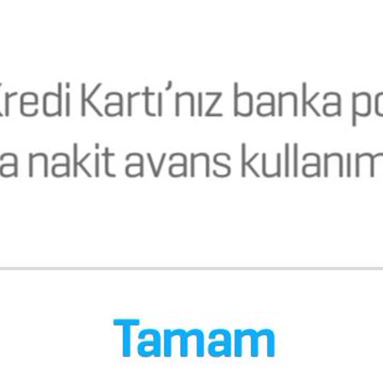 Nakit Avansım Sebepsizce Kapatıldı, Açıklama Bekliyorum!