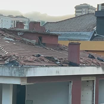 Terk Edilmiş Bina Hem Güvenlik Hem De Canlılar İçin Tehdit Oluşturuyor