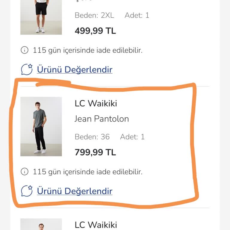 LCW LCW Yanlış Kalıp Pantolon