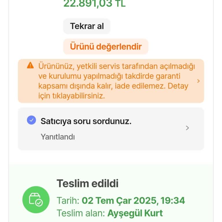 Çamaşır Makinesi Kurulumunda Gecikme Ve İletişim Sorunu