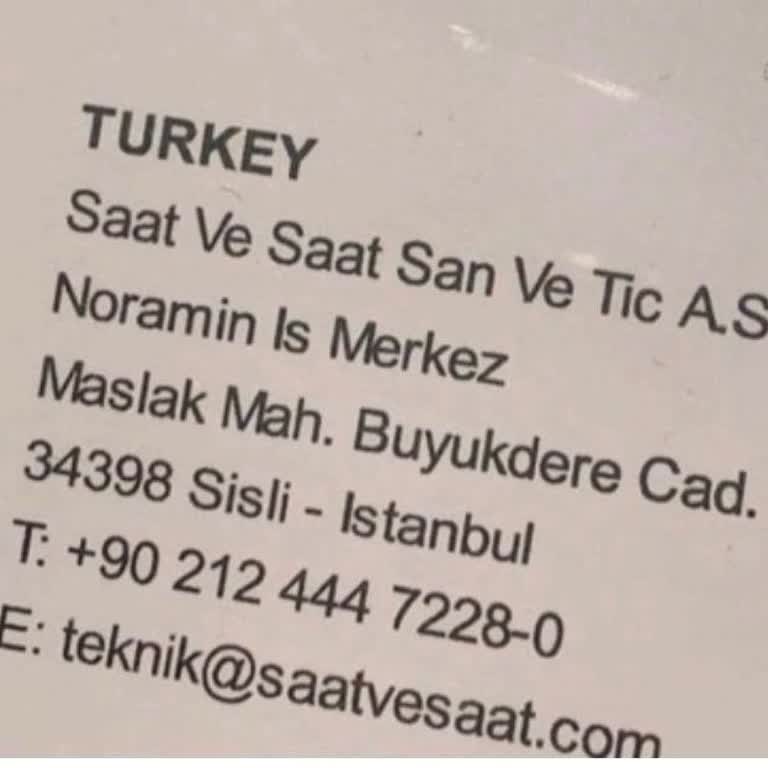 Kordon Küçültme Sırasında Saatin Zarar Görmesi Ve Mağduriyetim