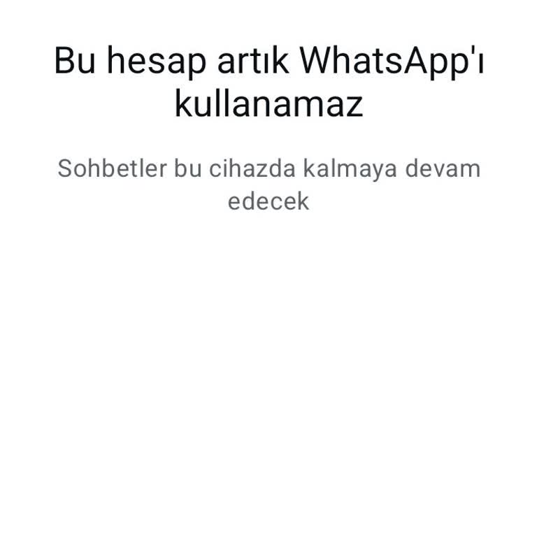 Haksız WhatsApp Hesap Kapatılması Mağduriyeti