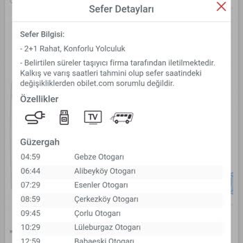 Sefer Saatleri Yanlış Ve Otobüs Güzergahı Belirtilenden Farklı