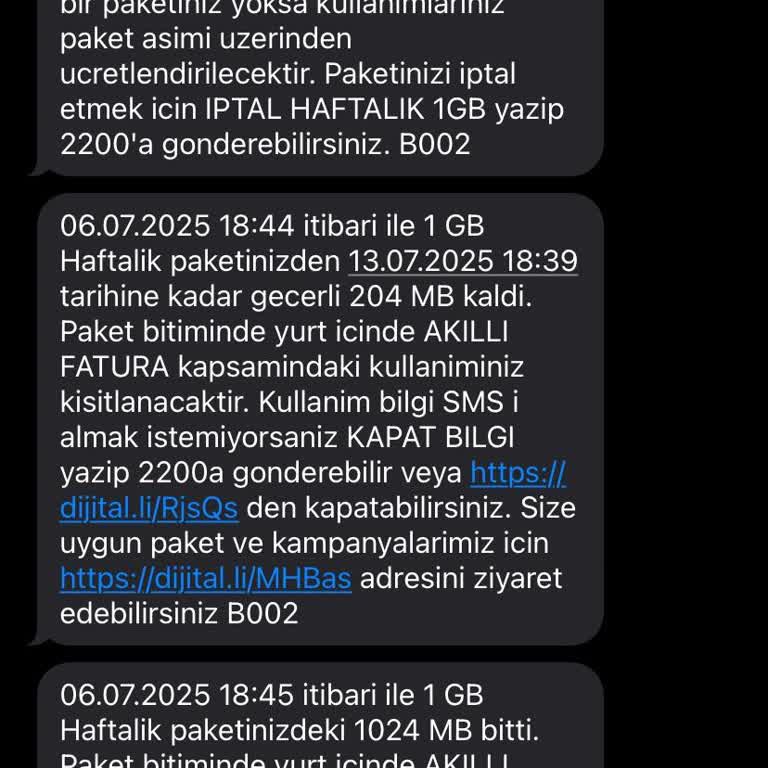 6 Dakikada Bitirilen Ek Paket: Turkcell'den Açıklama Bekliyorum