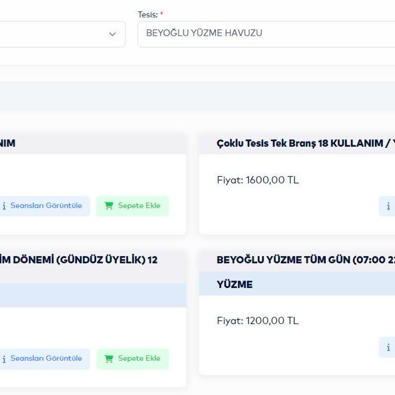 Beyoğlu Yüzme Tesisinde Fahiş Ücret Artışı Ve Kullanım Hakkı Azalması