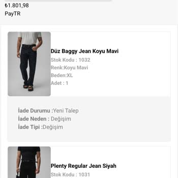 Ürün Değişimi İçin İletişim Sorunu Yaşıyorum