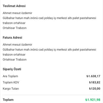 Ürün Değişimi İçin İletişim Sorunu Yaşıyorum