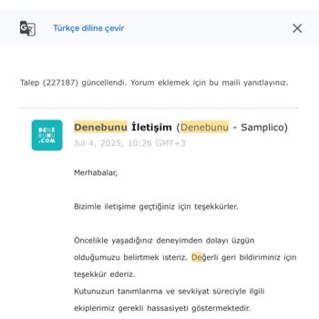 Premium Üyelik Ücreti Alındı, Kutu Gönderilmedi Ve Müşteri Hizmetleri Yanıt Vermiyor