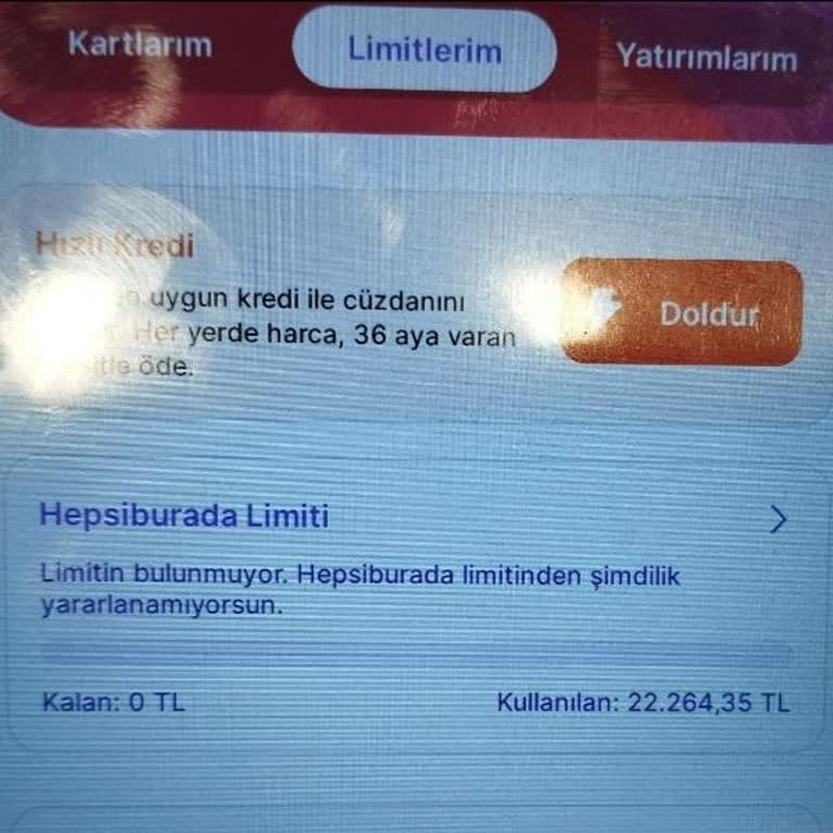 Hepsipay Limitim Aniden Kapatıldı, Yeni Limit Alamıyorum Destek Bekliyorum