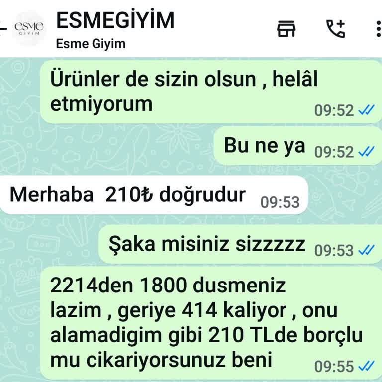 Yanlış Beden Gönderimi Ve Haksız Ücretlendirme Mağduriyeti