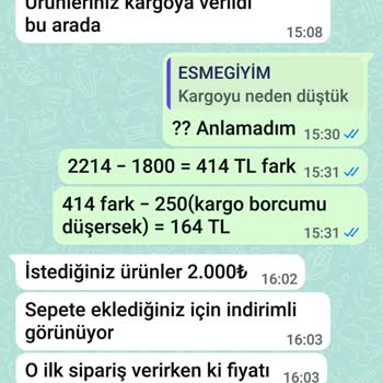 Yanlış Beden Gönderimi Ve Haksız Ücretlendirme Mağduriyeti