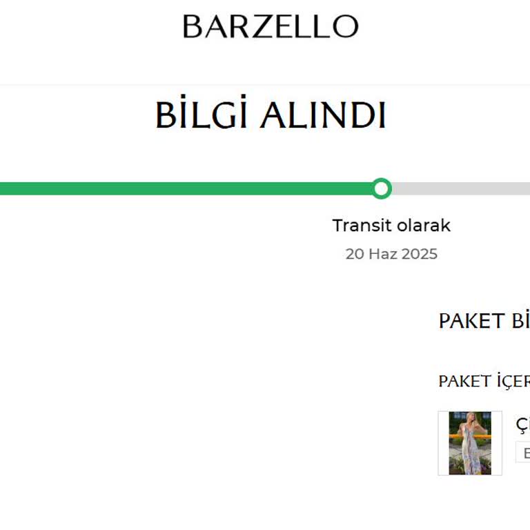 Barzello Siparişim Bir Aydır Teslim Edilmedi Müşteri Hizmetlerine Ulaşamıyorum