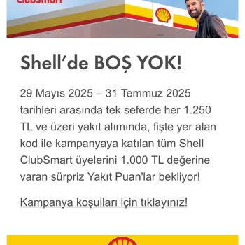 Shell Boş Yok Kampanyasında Kod Sorunu Ve Devam Eden Mağduriyet