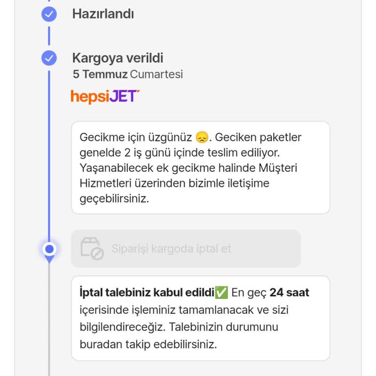 Ertesi Gün Teslimat Sözü Yerine Getirilmedi Adres Hatası Mağduriyeti