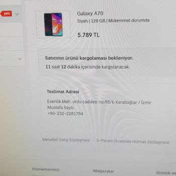 Siparişin Gecikmesi Ve İptali Sonucu Yaşanan Hayal Kırıklığı