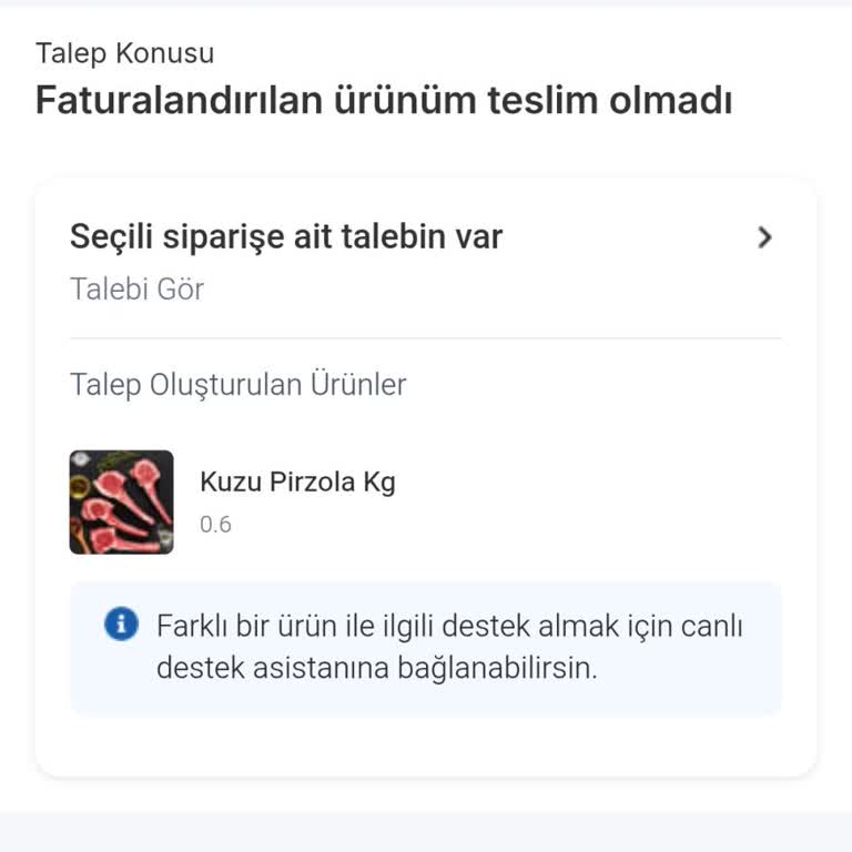 Migros Hemen Siparişimde Eksik Ürün Ve Para İadesi Sorunu