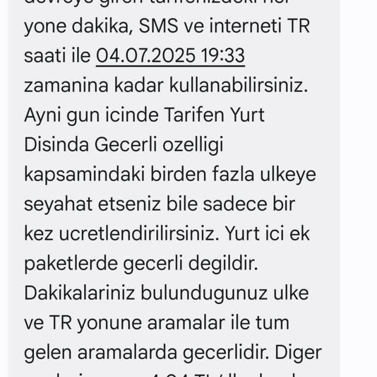 Turkcell Yurt Dışı Kullanımında Haksız Ücret Ve İtiraz Hakkı Engeli