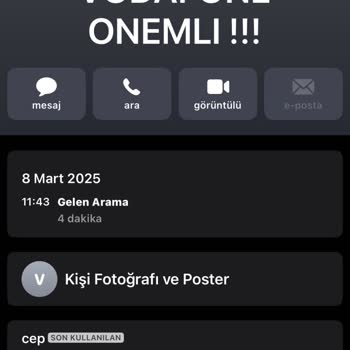 Vodafone Tarife Ve Cayma Bedeli Sözünün Tutulmaması Sonucu Mağduriyet