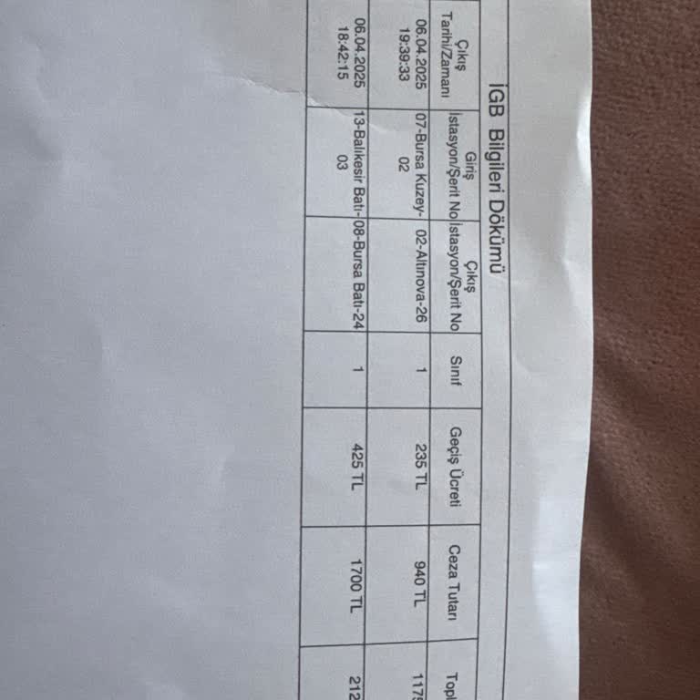 Otoyol Geçiş Ücretinde Yüksek Faiz Uygulaması Ve Bilgilendirme Eksikliği