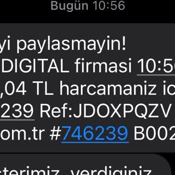 Bilgim Dışında Kart Bilgilerimle Yapılan Yüksek Tutar İşlem