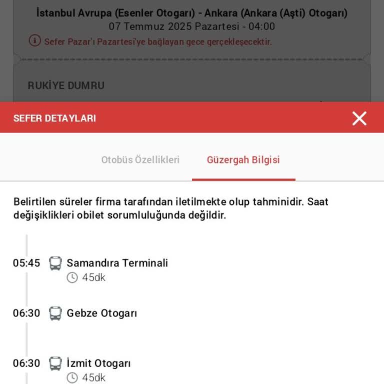 Otobüs Süresi Yanlış Koltuk Karmaşası Ve Tren Biletim Yandı