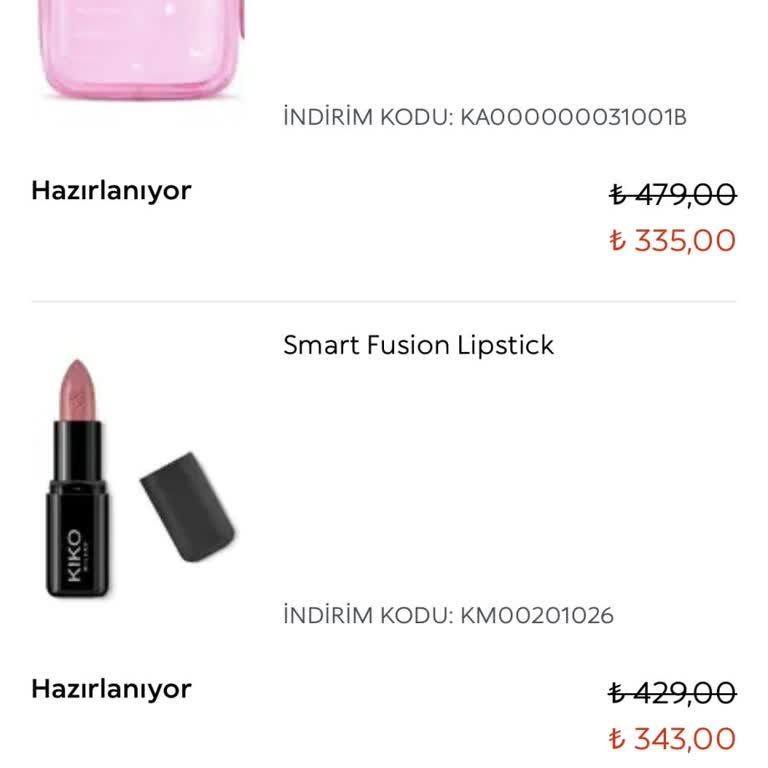 I Face Shipping Delays and Missed ₺300 Campaign Discount on Kiko Milano Order