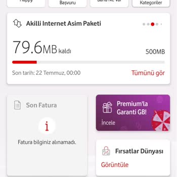 Kalan İnternetim Varken Paket Aşımı Ücreti Yansıtıldı