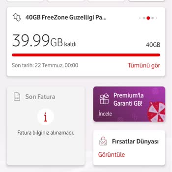 Kalan İnternetim Varken Paket Aşımı Ücreti Yansıtıldı