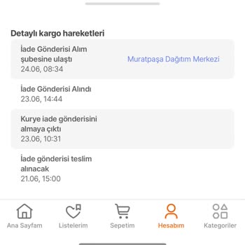 Hepsiburada'da Kargo Ve Müşteri Hizmetleri Sürecinde Yaşanan Mağduriyet