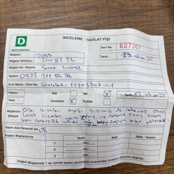 İlgisiz Çalışanlar Ve Kalitesiz Ürün Nedeniyle Yaşanan Mağduriyet