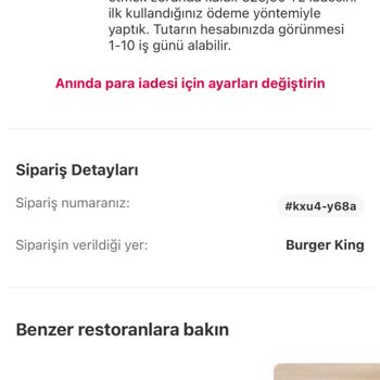 Yemeksepeti Ve Burger King'den Yalanla İptal Edilen Siparişe Büyük Hayal Kırıklığı!